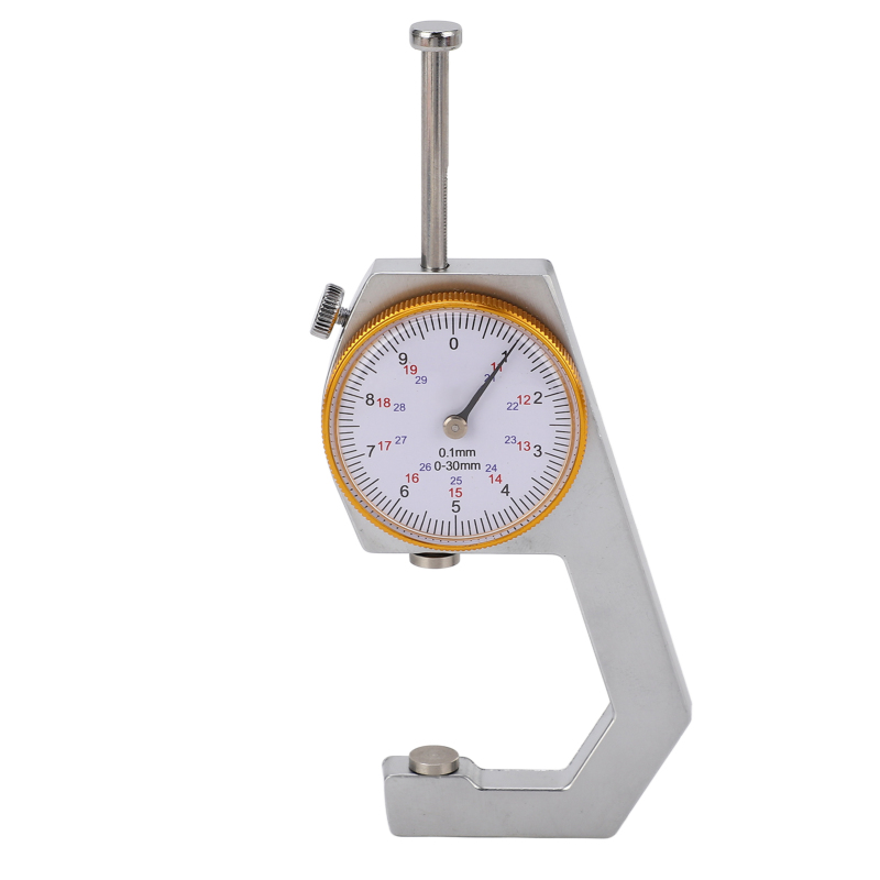 Hochpräzises Flachkopf-dickenmessgerät Für Papier, Folie Und Leder (0-30 Mm)