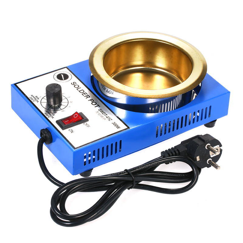 Mini-lötbad 300 W 220 V 100 Mm 1200 G, Titanbeschichtung, Edelstahl, Kompaktes Lötbad Mit Einstellbarer Temperatur Zum Löten Und Hartlöten.