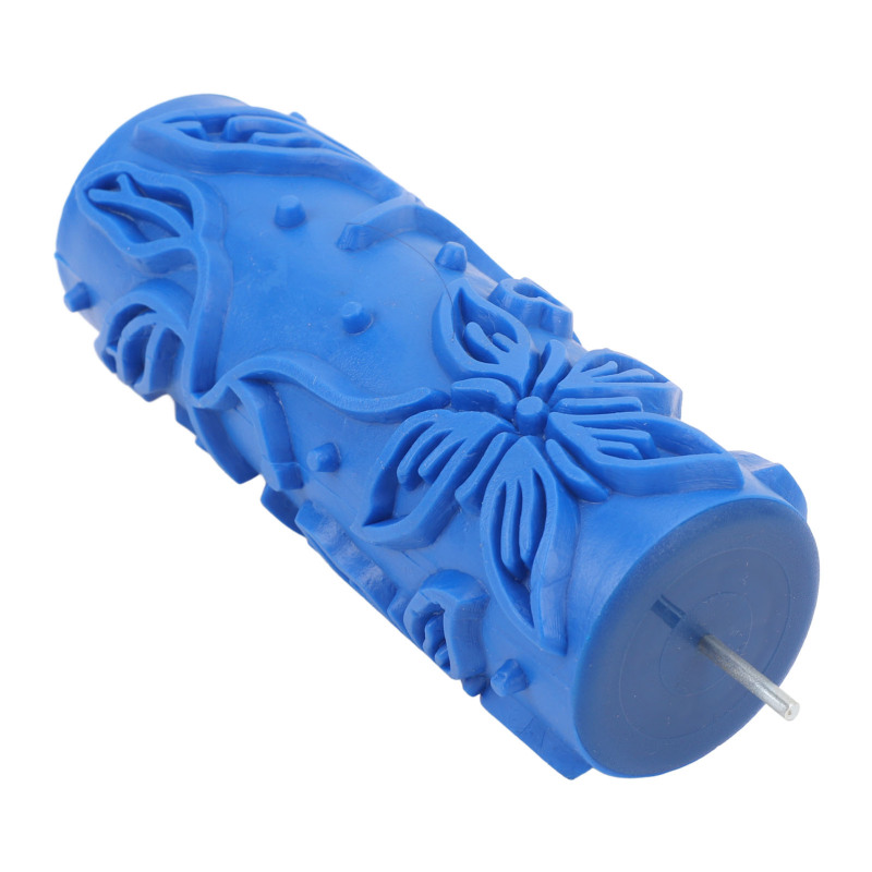 12,5 Cm (5 Zoll) Gemusterte Farbrolle, Wiederverwendbar, Strukturierter Gummi, Für Wanddekoration, Bürostühle Und Alte Holzmöbel.