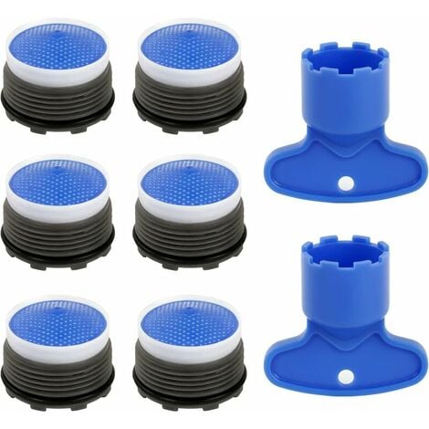 6-teiliges Strahlregler-set Für Wasserhähne, M22 Strahlregler, Wassersparender Strahlregler Für Mischbatterien In Küche Und Bad.