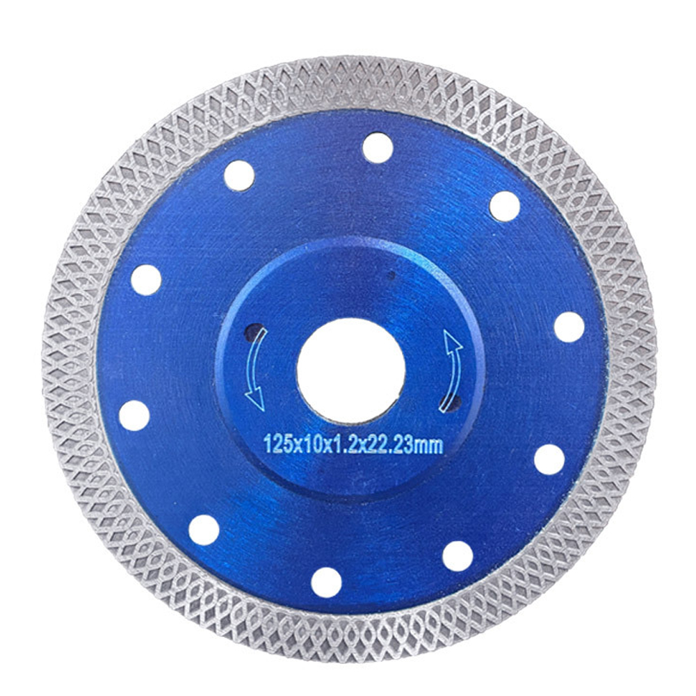 125-mm-diamanttrennscheibe Mit Siebmuster, Aus Hochwertiger Keramik, Für Marmorschneidwerkzeuge Und Winkelschleifer.