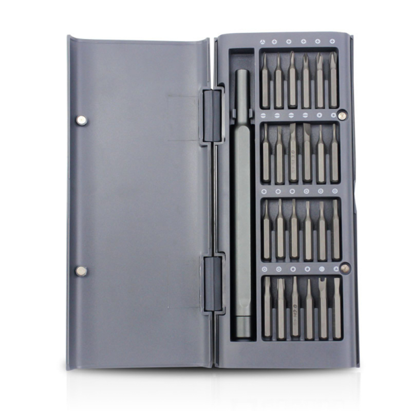 25-teiliges Schraubendreher-set, Inklusive 24 Bits Und Aufbewahrungskoffer. Magnetisches Schraubendreher-set Zur Reparatur Von Mobiltelefonen, Laptops, Tablets Und Smartwatches.