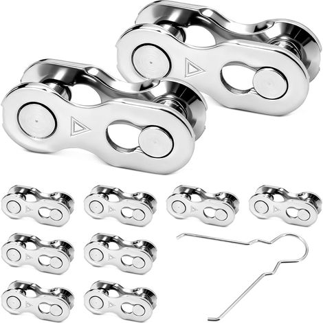 Packung Mit 10 Paar Kettengliedern Für 6/7/8-fach-fahrradketten Von Shimano – 6/7/8-fach – Für Shimano Quick Link, Schnellverschluss Für Kettenwartung Und Austausch