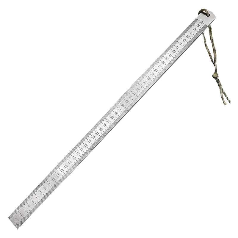 53 Cm Langes Lineal Aus Edelstahl, 4 Mm Dick, Hochpräzises Messwerkzeug Für Schülerzeichnungen, Technische Zeichnungen, Handbücher Und Den Bürogebrauch.