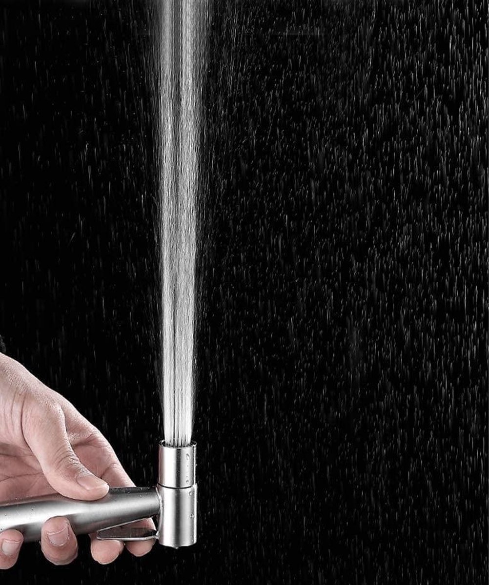 Deluy® Shattaf Handbrause-set Für Bidet – Bidet-sprühkopf Aus Gebürstetem Edelstahl – Inklusive Schlauch, T-stück Und Wandhalterung