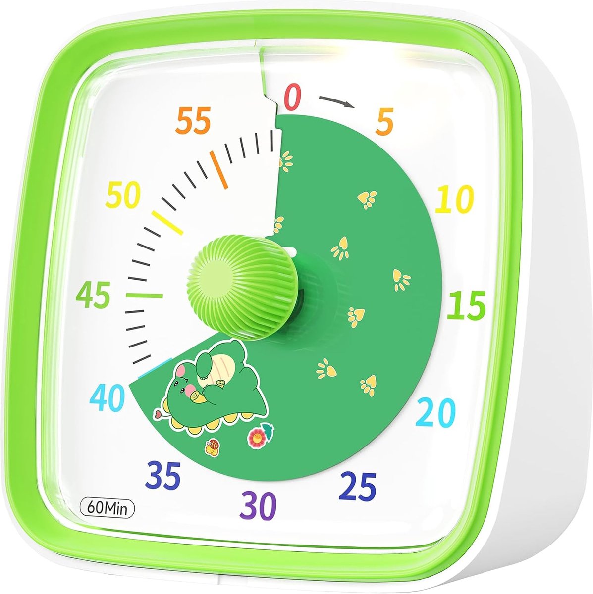 Digitaler Visueller Timer, 3-in-1-timer Mit Drehbarem Timer, Timer, Kinderwecker, Uhr Und Dimmfunktion, 60-minuten-countdown-funktion, Zeitmanagement-tool – Pink