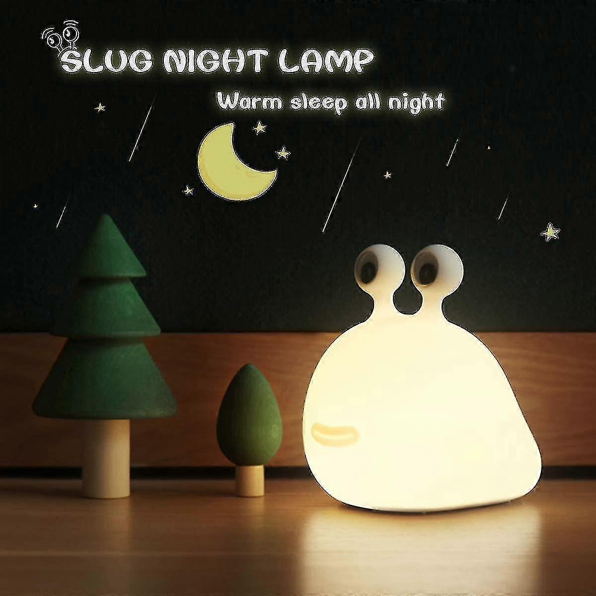 Schnecken-nachtlicht, Weiche Lampe Fürs Kinderzimmer, Silikon-nachtlicht Zum Stillen, Niedliche Tier-nachttischlampe Für Babys, Kinder Und Jugendliche, Sanftes Nachtlicht Q