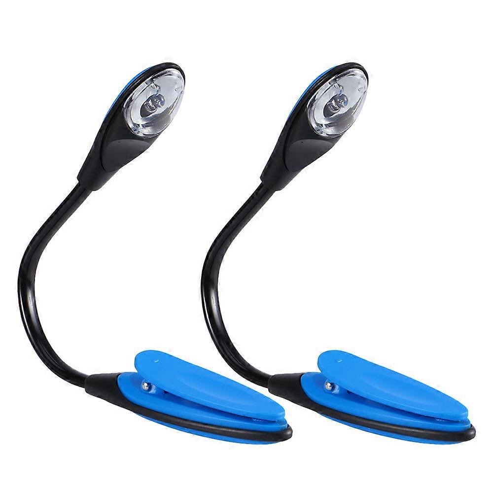 2er-pack Leselampen Mit Klemme – Augenschonende Buchlampe Zum Lesen Mit Flexiblem Clip-design