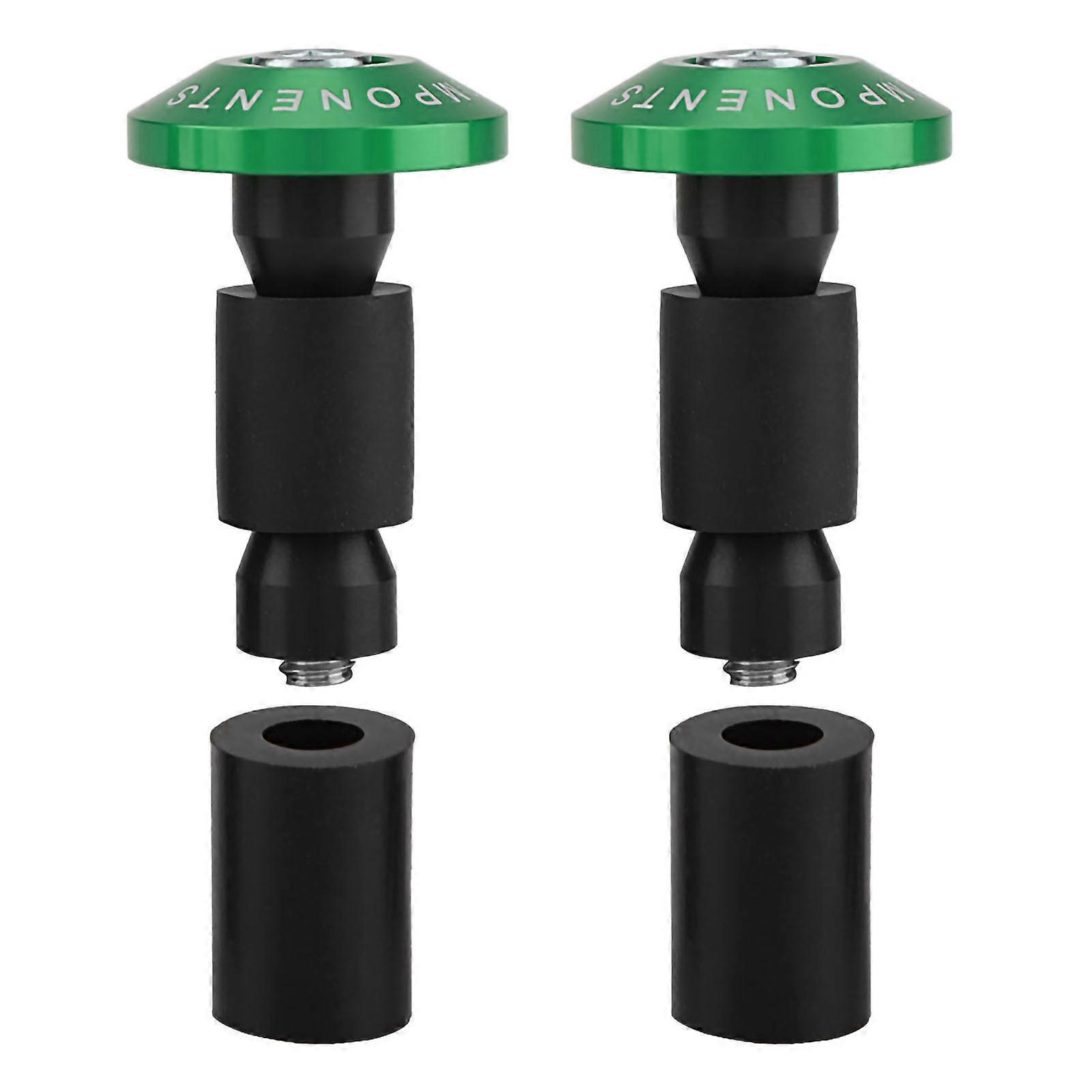 22 Mm 7/8" Motorrad-lenkerendkappen, Grün, Für Renn-, Atv- Und Offroad-einsätze