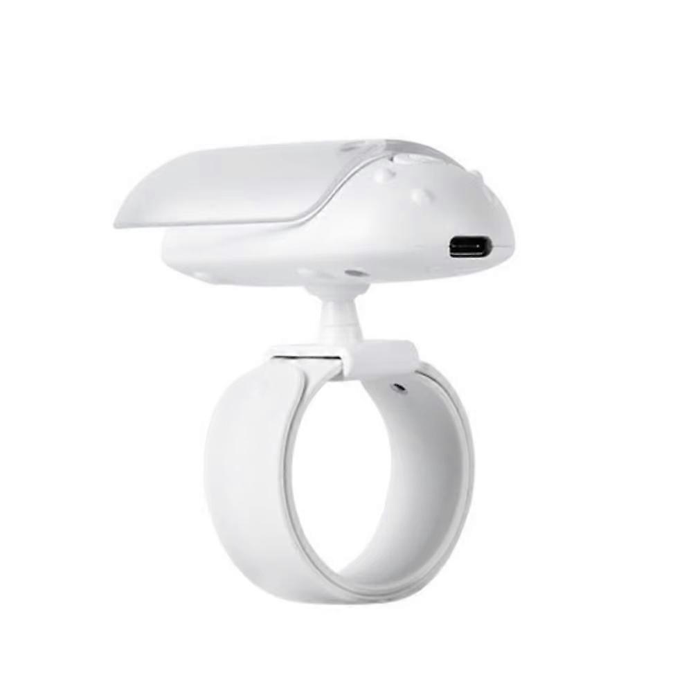 Verstellbare, Wiederaufladbare Mini-glühwürmchen-handgelenklampe, Dreifarbige Led-taschenlampe, Ideal Für Outdoor-aktivitäten Und Zum Lesen