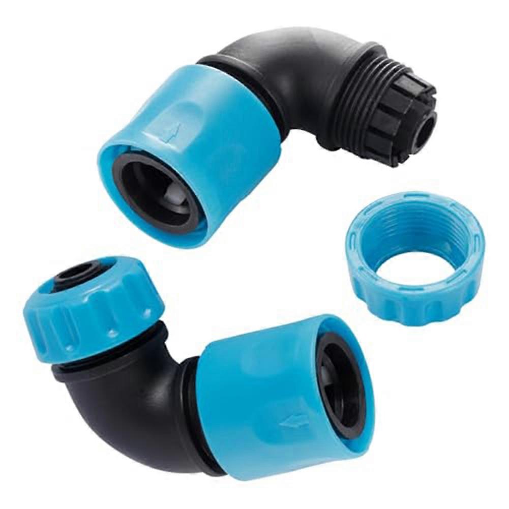 Stück Winkel-schnellverbinder, Kompatibel Mit Gartenbewässerung / Autowaschanlage, 1/2" (12,5 Mm) Schlauch, Schnellkupplung Für Gartenarbeit Und Autowäsche