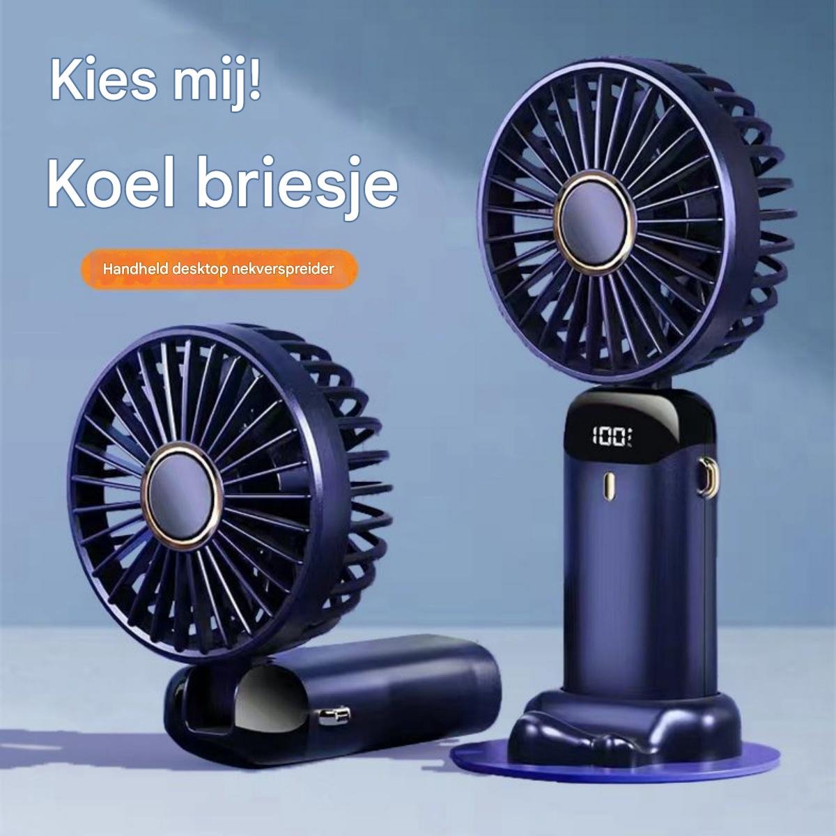 Mini-ventilator In Pink – Tragbarer Handventilator – 5 Geschwindigkeitsstufen, Klimatisierende Kühlung, Usb-aufladbar – Nackenventilator – Kabellos Und Wiederaufladbar