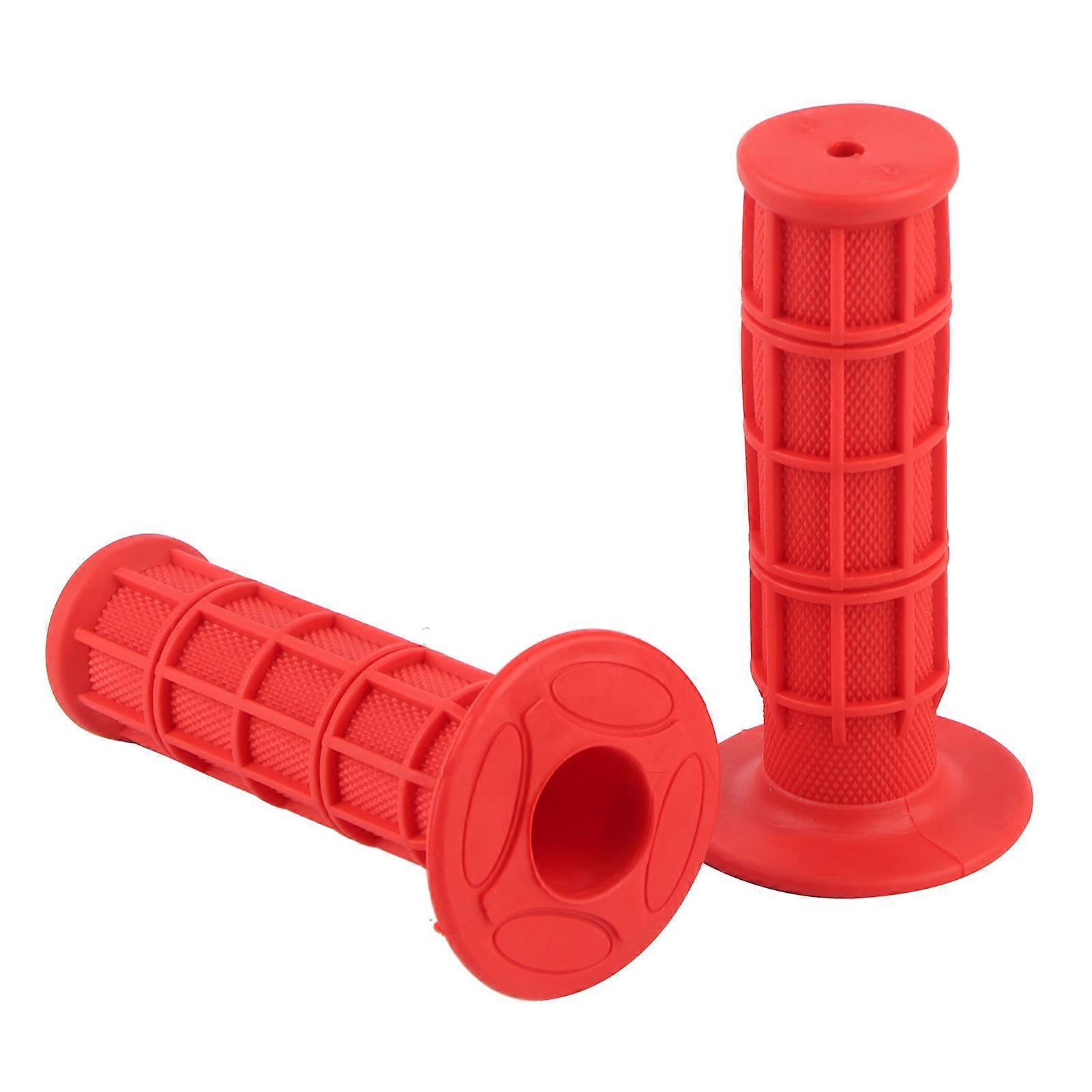 22 Mm (7/8 Zoll) Silikon-soft-lenkergriffe Für Pitbike, Dirtbike Und Motorrad, Rot
