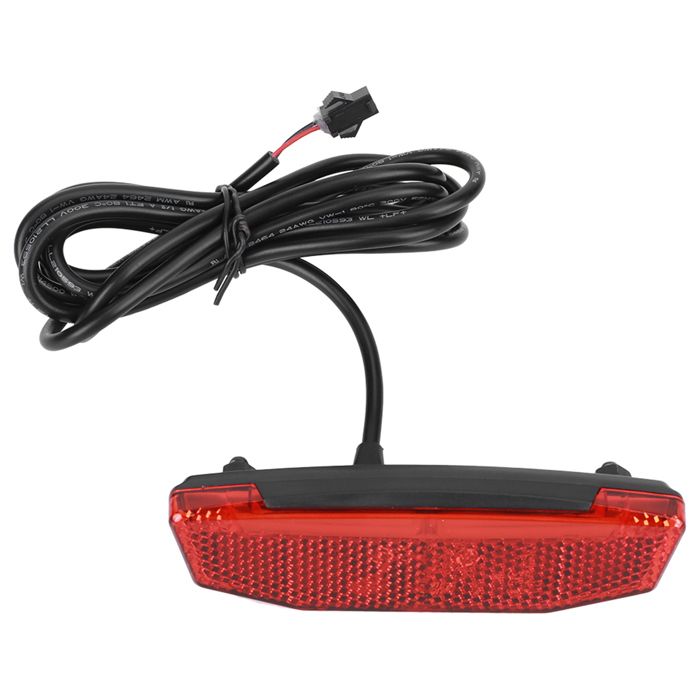 Led-rücklicht Für Elektrofahrräder (6 V–60 V) Mit Sm-stecker Und Warnleuchte Für Nachtfahrten