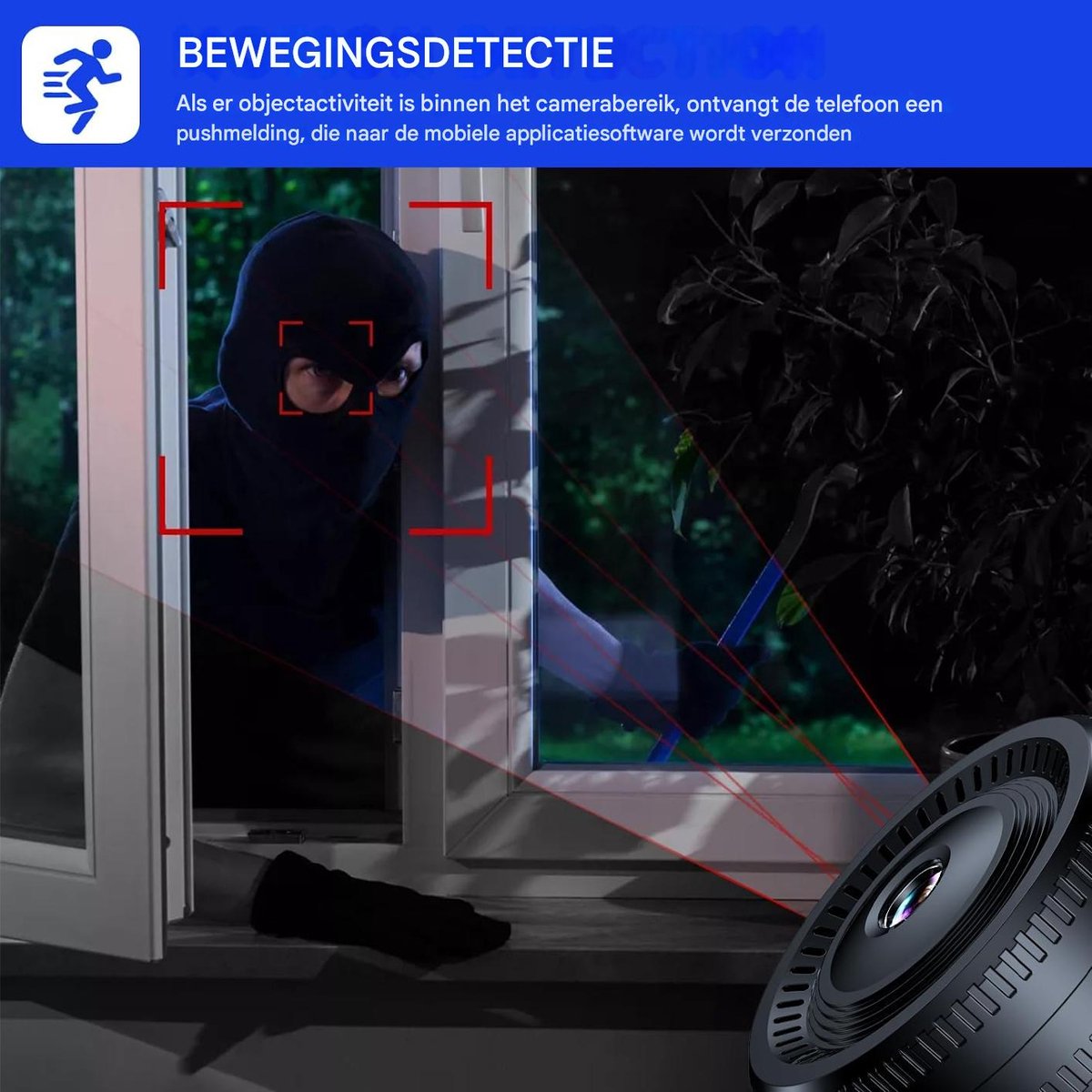 1080p Hd Wlan-kamera – Sicherheitskamera Für Den Innenbereich – Nachtsicht Und Bewegungserkennung – Ideal Für Baby-, Haustier- Und Heimsicherheit – Mini-kamera – App-steuerung – Sd-kartenspeicher