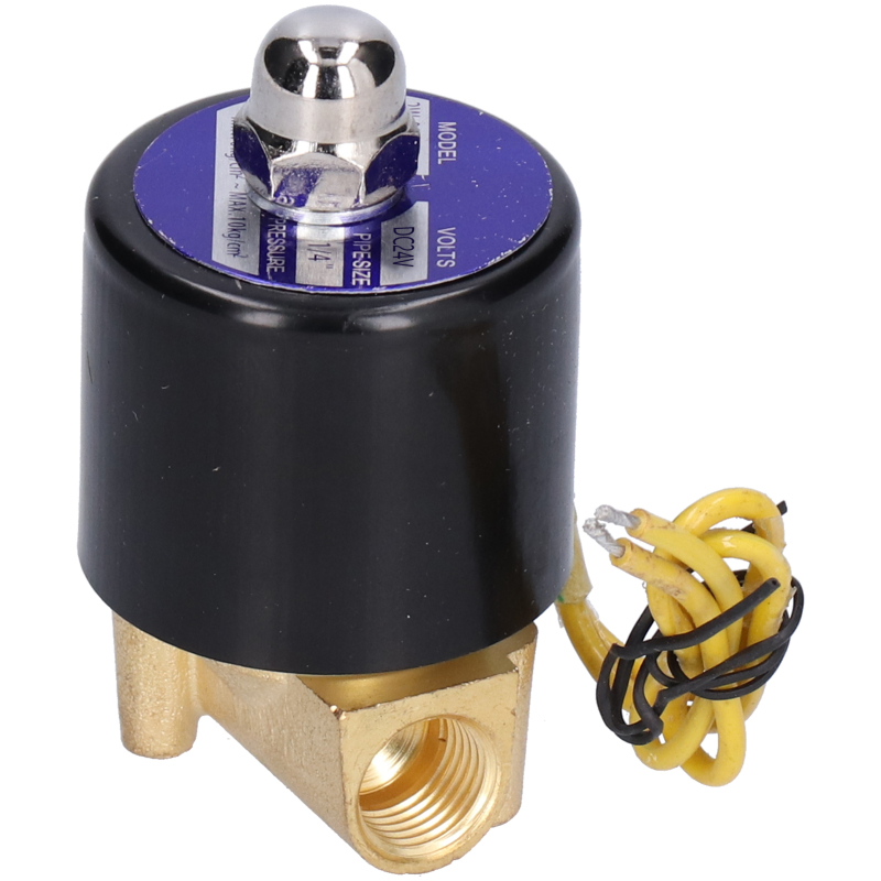 Magnetventil, Normalerweise Geschlossen, Klein, Für Wasser, Luft Und Diesel, 1/4 Zoll, 2w-025-08dc24v
