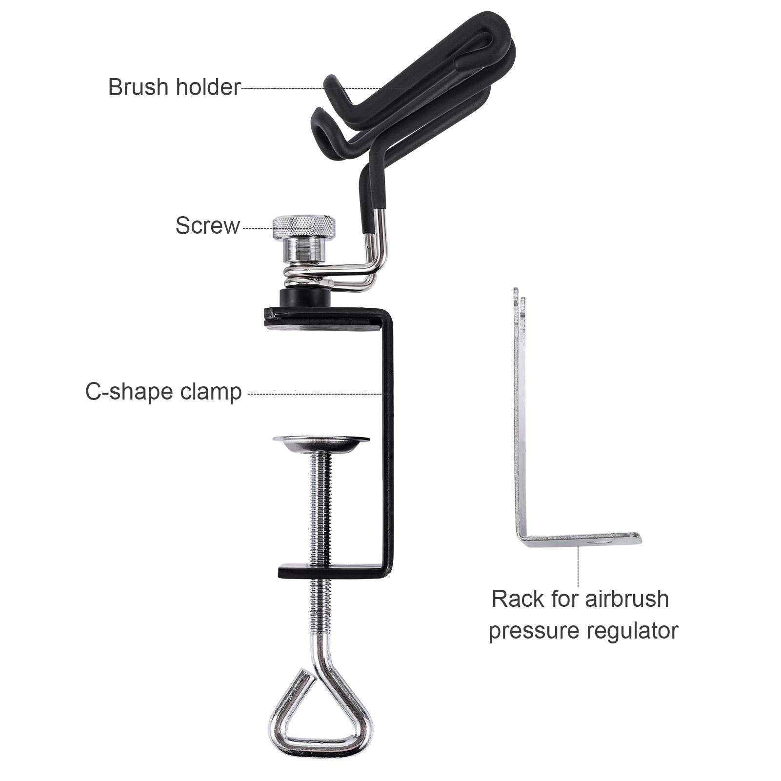 Universeller Airbrush-halter, Airbrush-werkzeughalter, Doppel-airbrush-halter, Tischklemme