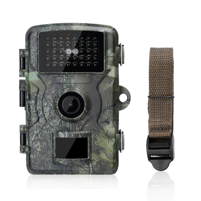 16 Mp 1080p Außenkamera Mit Infrarot-bodenerkennung, 2-zoll-tft-farbbildschirm, Nachtsicht, Ip66 Wasserdicht, 12 Sprachen Verfügbar.