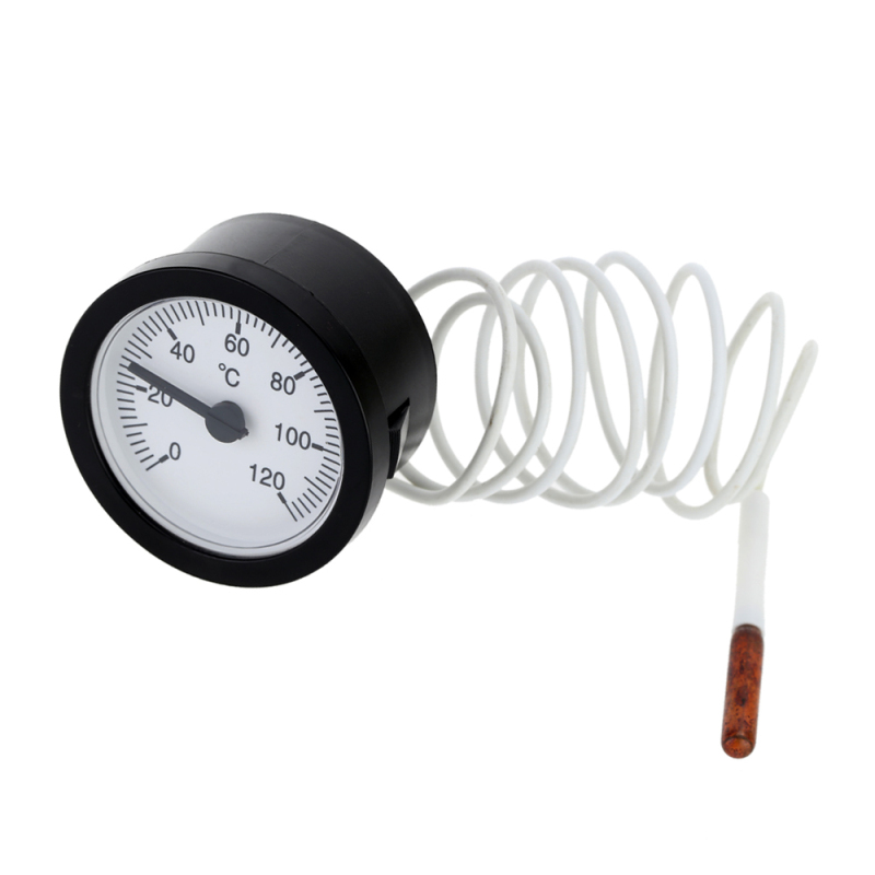Kapillarthermometer Mit 1 M Sensor, Messbereich Von 0 Bis 120 °c Für Wasser Und Flüssigkeiten.