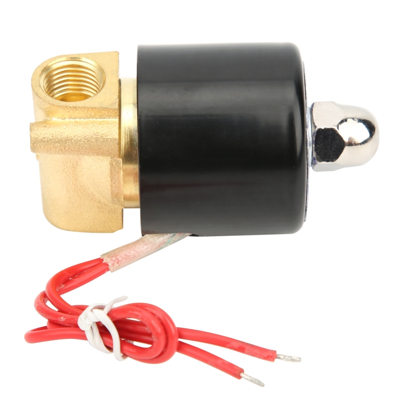 Messingventil G1/4", Wasserdruck, Mechanisch, Normalerweise Geschlossen, Direktwirkend, 2w-025-08ac220v