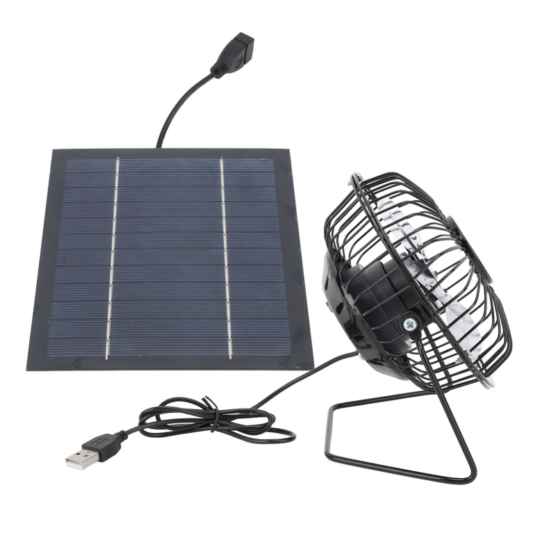 5-watt-solarventilator Mit Solarpanel Zur Kühlung Im Freien, Usb-solarventilator-set Für Gewächshaus, Hühnerstall Oder Hundezwinger