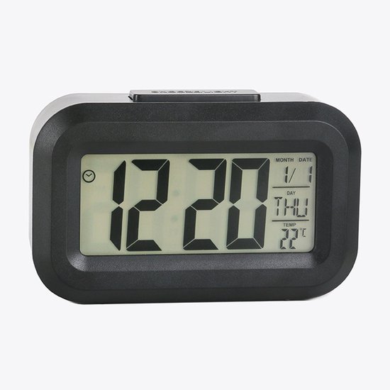 Mini-autouhr – Kleine Digitaluhr – Mini-uhr Für Auto, Armaturenbrett, Schreibtisch, Tisch, Badezimmer – Schwarz
