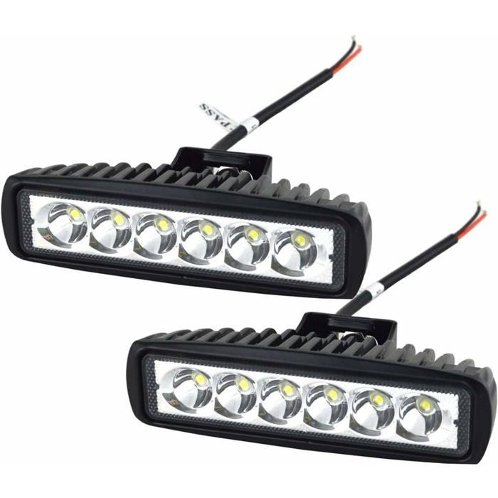12v 18w 15cm Led-arbeitsscheinwerfer, Led-projektor, Fahrzeugmontiert, Wasserdicht Ip67, Scheinwerfer, Nebelscheinwerfer, Led-arbeitsleuchte.