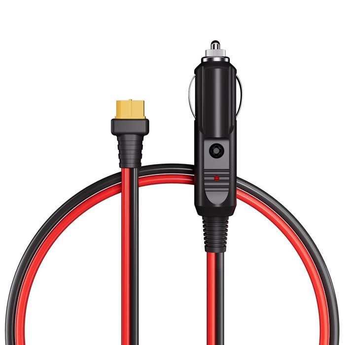 Aferiy Zigarettenanzünder-kabel Zu Xt60 3m, Solar-ladekabel Für Tragisches Elektro-generator P180 P010 P180ro