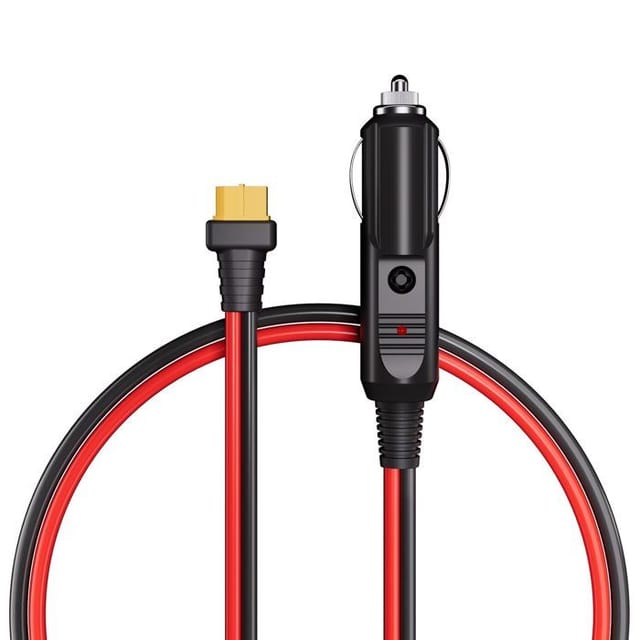 Aferiy Zigarettenanzünder-kabel Zu Xt60 3m, Solar-ladekabel Für Tragisches Elektro-generator P180 P010 P180ro