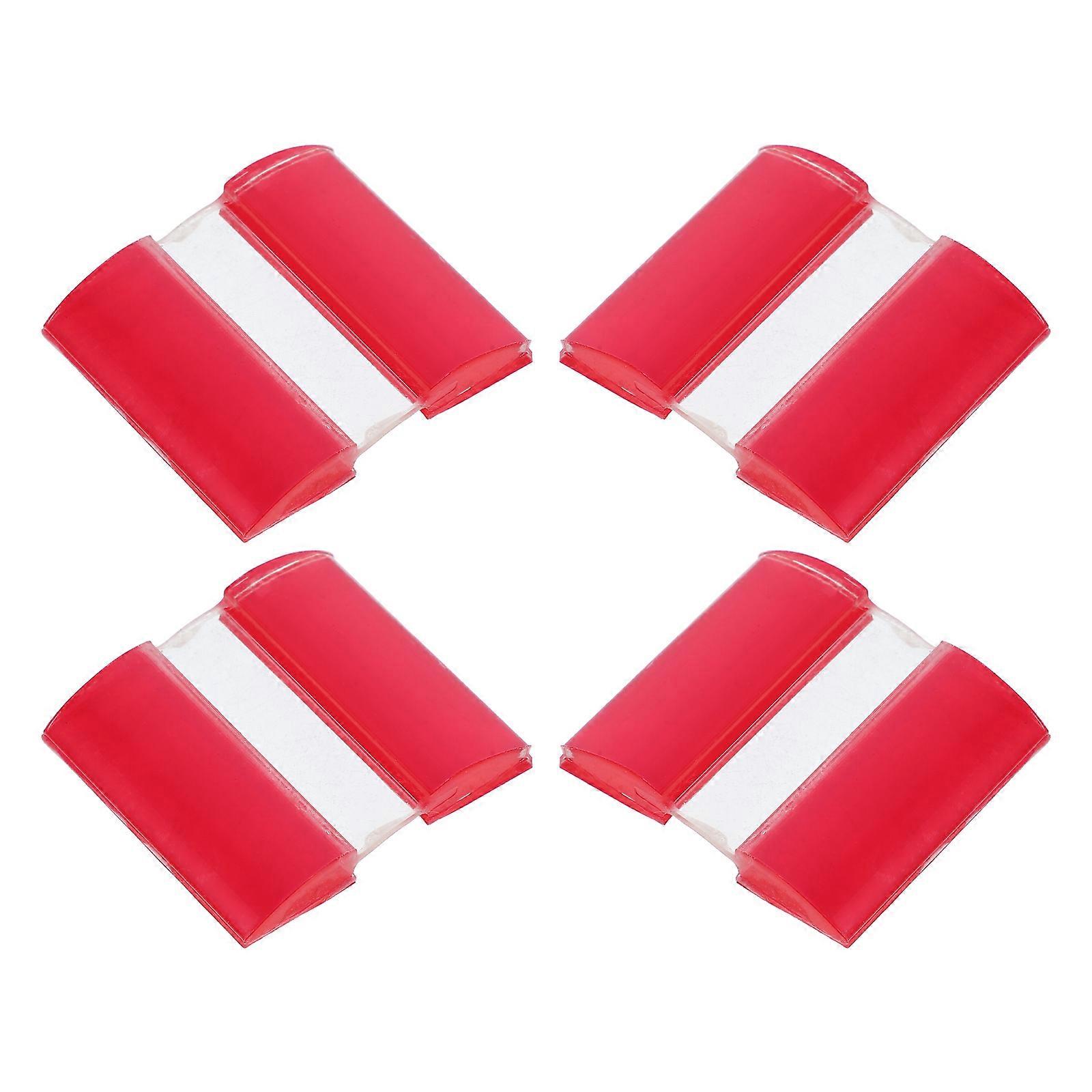 4 Stück Acryl-schlossriegel Für Möbel, Selbstklebend, Transparent