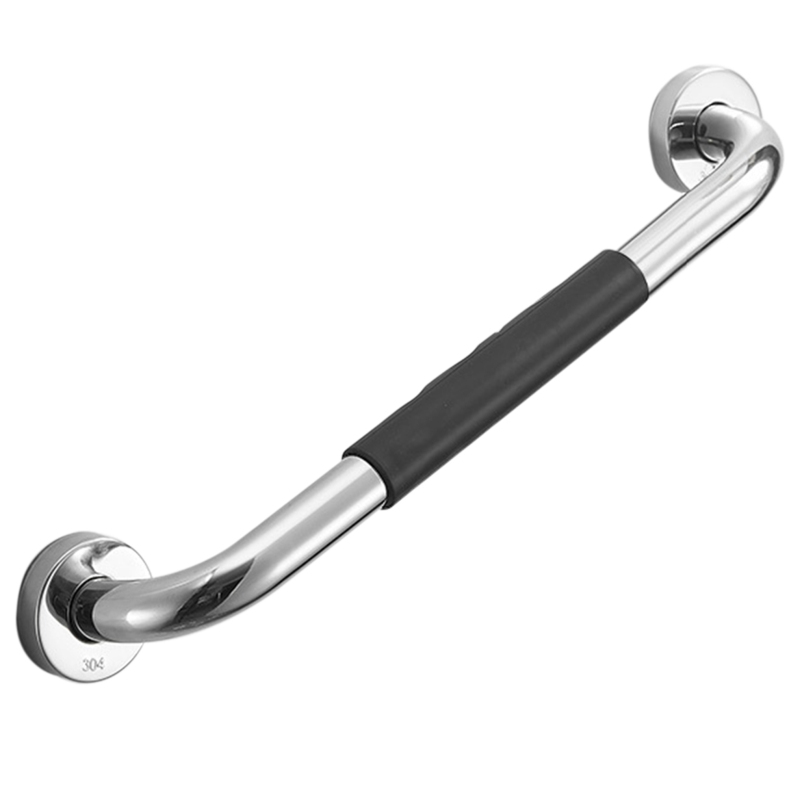 Haltegriff Für Badezimmer, Toilette, Dusche, Badewanne, Unterstützung Für Behinderte Personen, Balance-stange Aus Edelstahl, Rutschfester Sicherheitsgriff Aus Gummi.