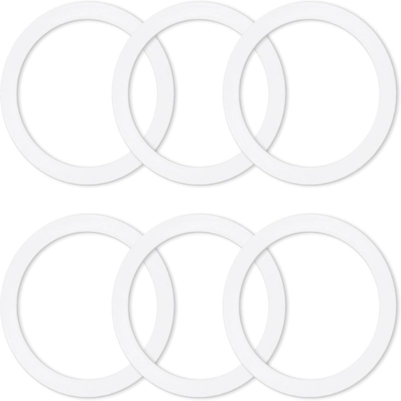 Set Mit 6 Lebensmittelechten Silikondichtungen Für Italienische 6-tassen-kaffeemaschinen (geeignet Für Aluminium-kaffeemaschinen Für Den Herd)
