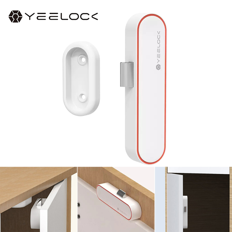Yeelock Intelligentes Schubladenschloss, Schlüsselloses Elektronisches Schloss, Bluetooth-app-steuerung, Diebstahlschutz, Kindersicherung, Verstecktes Schloss