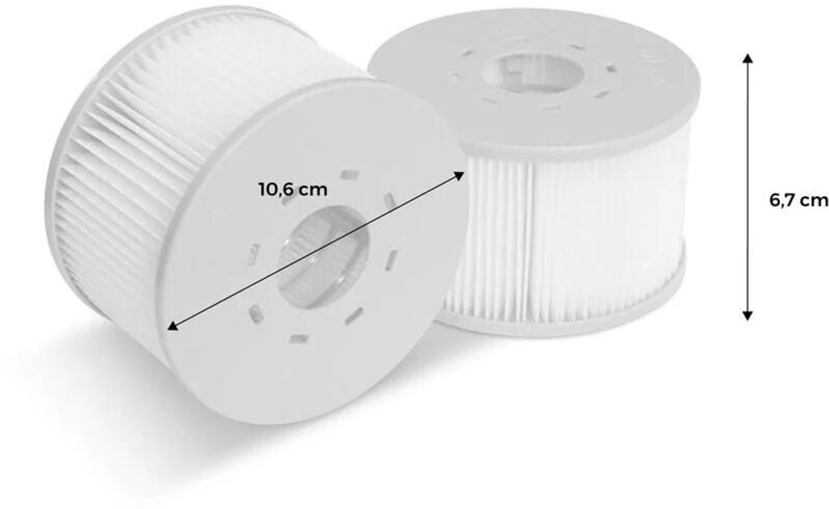 Filter Passend Für Den Aufblasbaren Whirlpool Mspa - Ø106 Cm - Ersatzfilterkartuschen