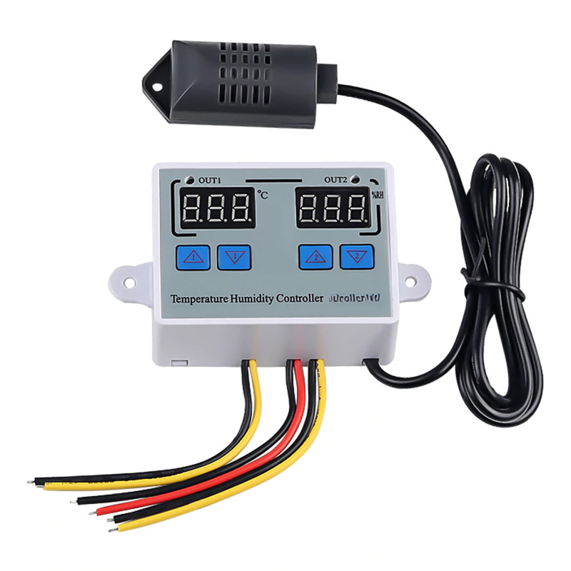 Digitaler Dual-temperatur- Und Feuchtigkeitsregler Für Haushaltskühlschränke, Thermostate, Hygrostate Und Thermometer Xk-w1099 Ac110-220v