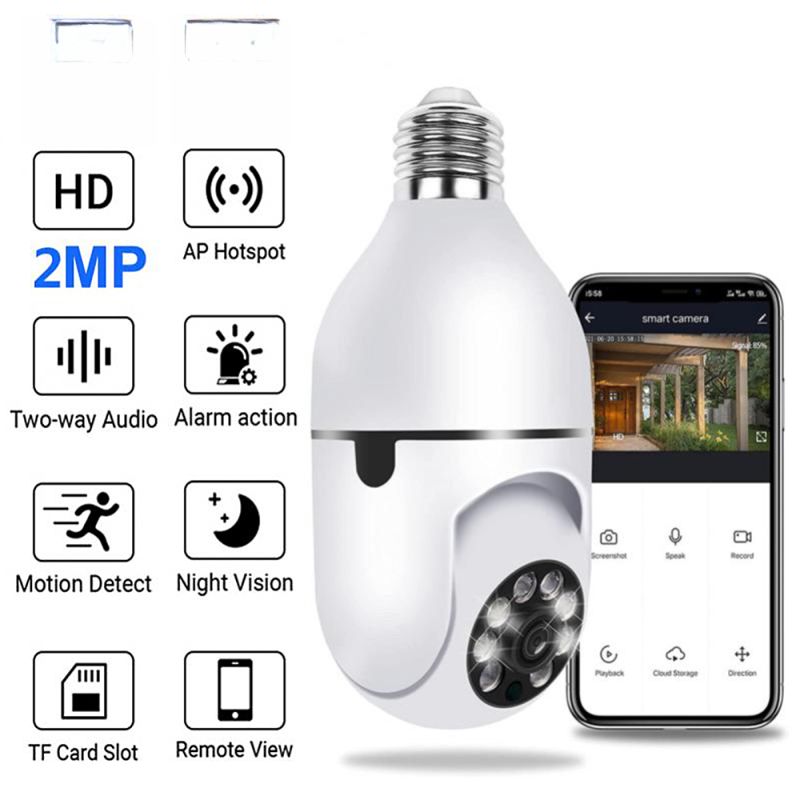 360° 1080p Panorama-wlan-überwachungskamera Mit Nachtsicht, Zwei-wege-audio, Intelligenter Bewegungserkennung Und Tuya-app.