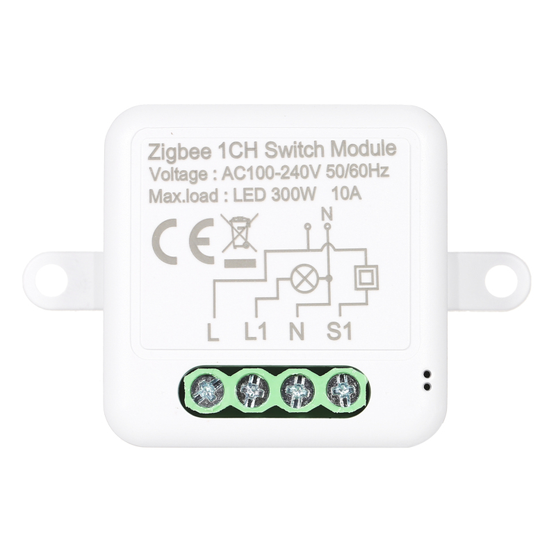 1-kanal-zigbee-smart-relaismodul Mit Bidirektionalem Schalter Für Hausautomation Und Google Home