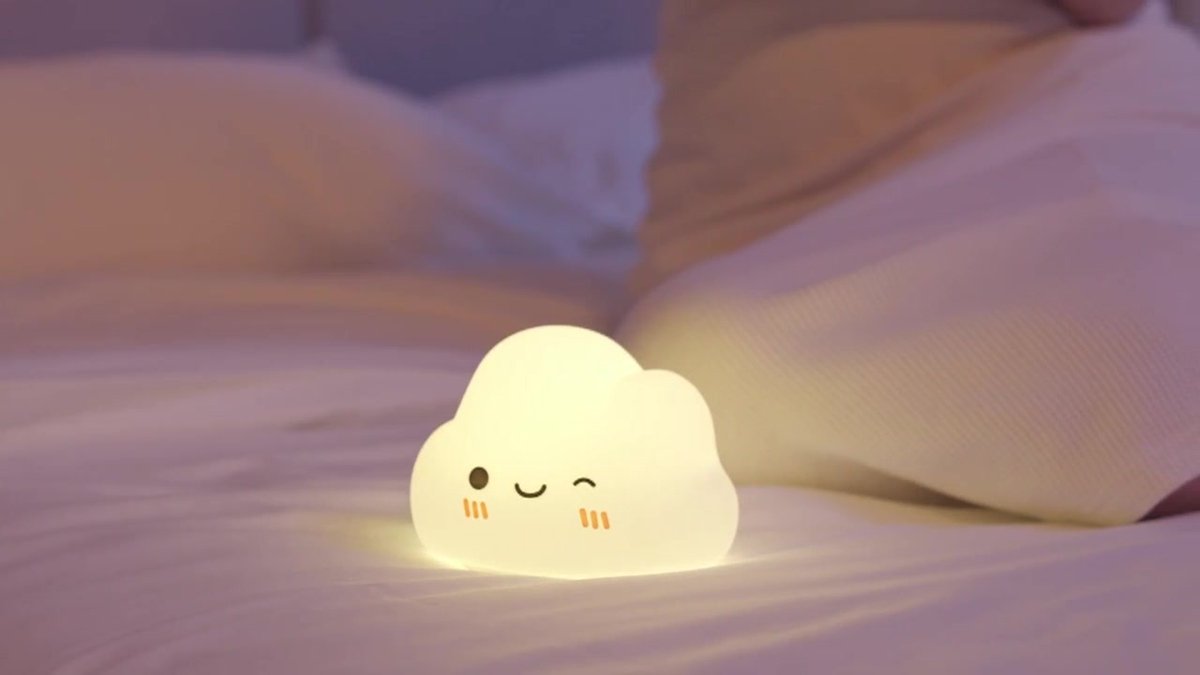 Wiederaufladbares Rgb-wolken-nachtlicht Für Kinder – Baby-nachtlicht – Dimmbar Und Kabellos – Silikon – Timer- Und Speicherfunktion – Usb-aufladbares Nachtlicht Für Erwachsene
