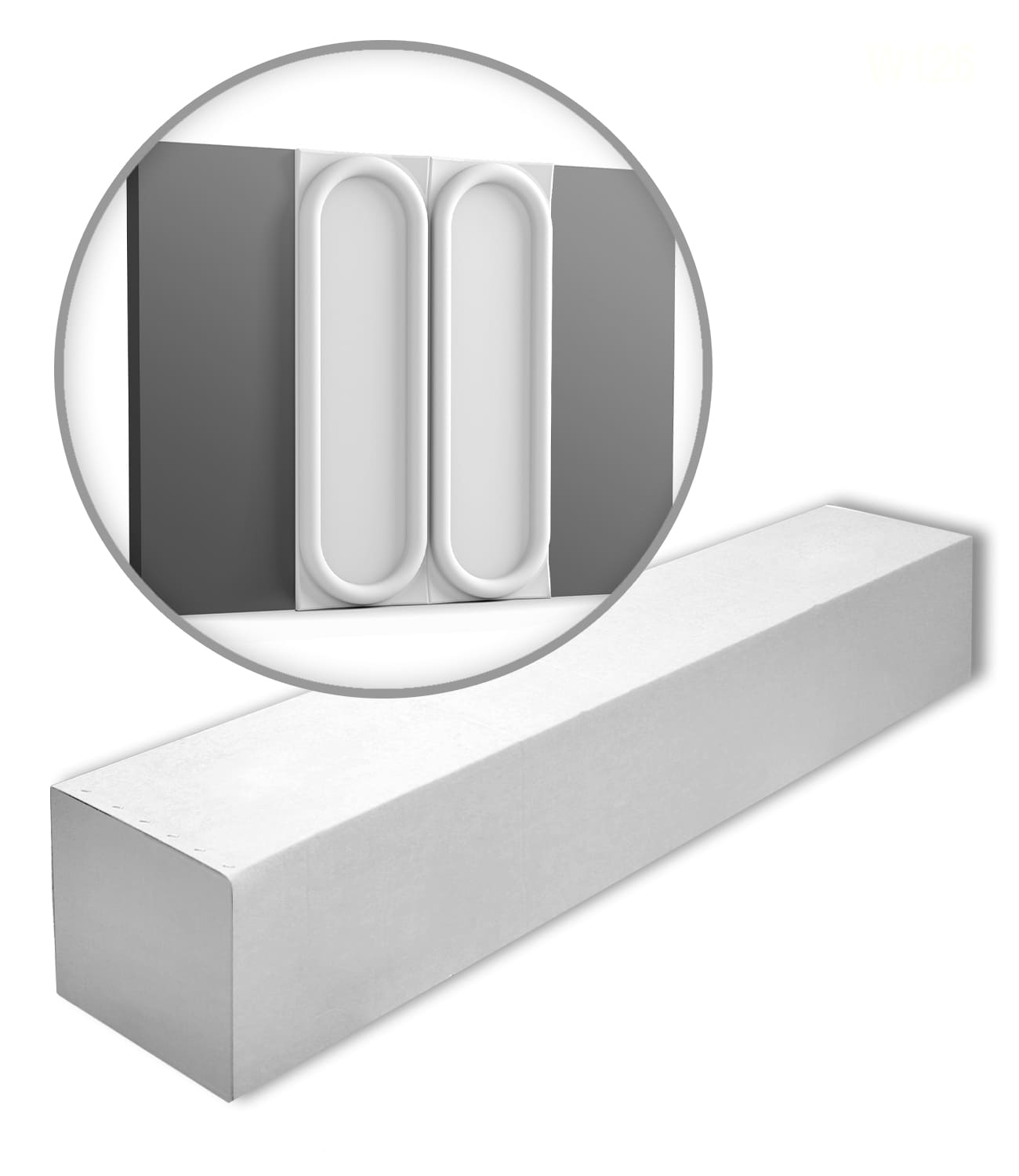 Orac Decor W126-box Chain 1 Karton Set Mit 2 3d Wandpaneelen Wandvertäfelungen Stil Art Déco 0,8 M2