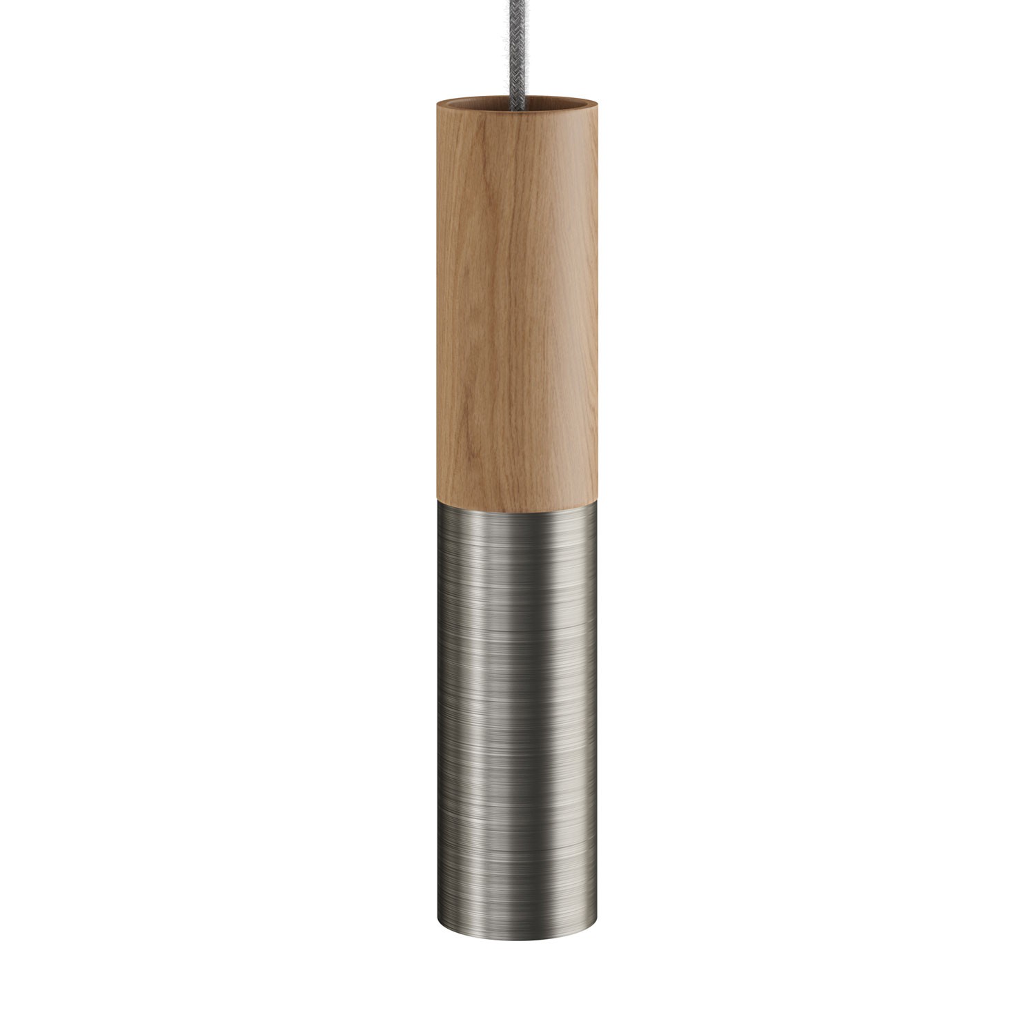 Leuchte Creative-cables Tub-e14 Holz Metall 10 Cm 31 Cm