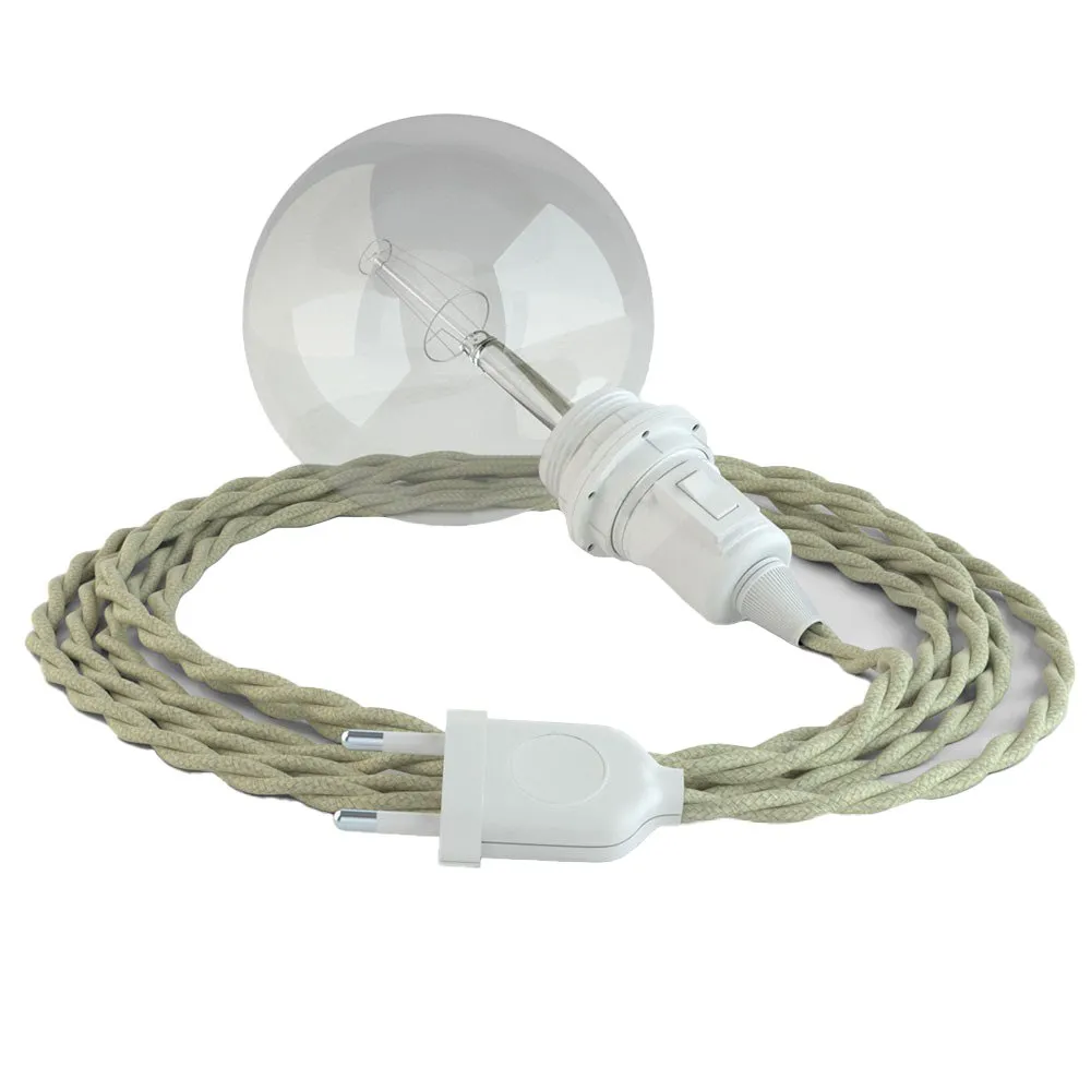 Hängelampe Creative Cables Tc43 Kabel 5m Beige