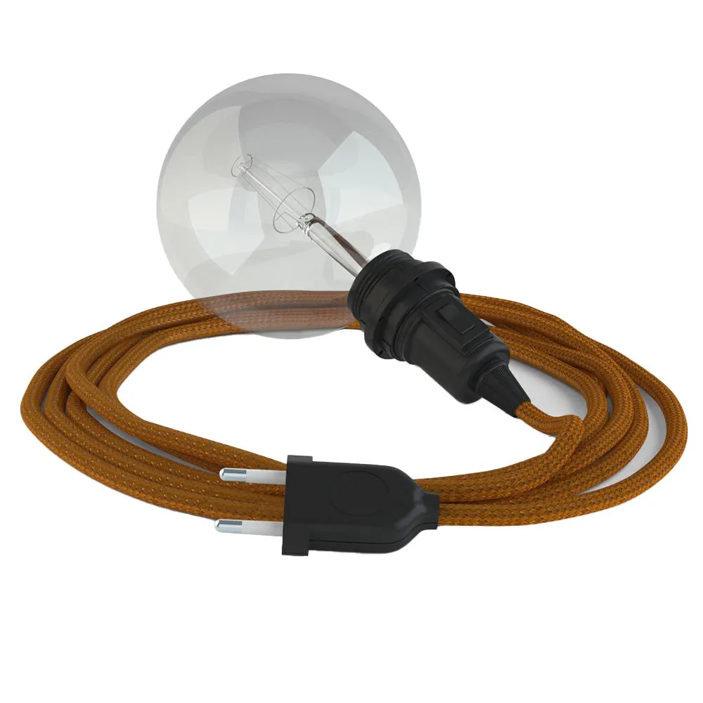 Hängelampe Creative-cables Rm22 Seil Seideffekt 5m
