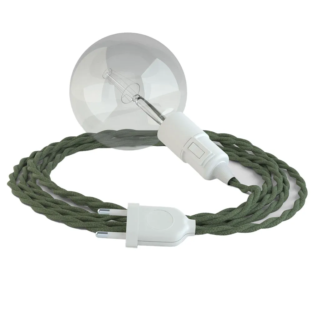 Pendelleuchte Creative Cables Tc63 Textilkabel 3m