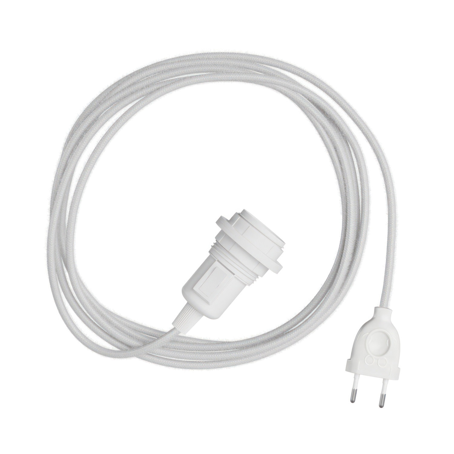 Lampe Creative-cables Snake Zig-zag 5 Meter Stecker E27