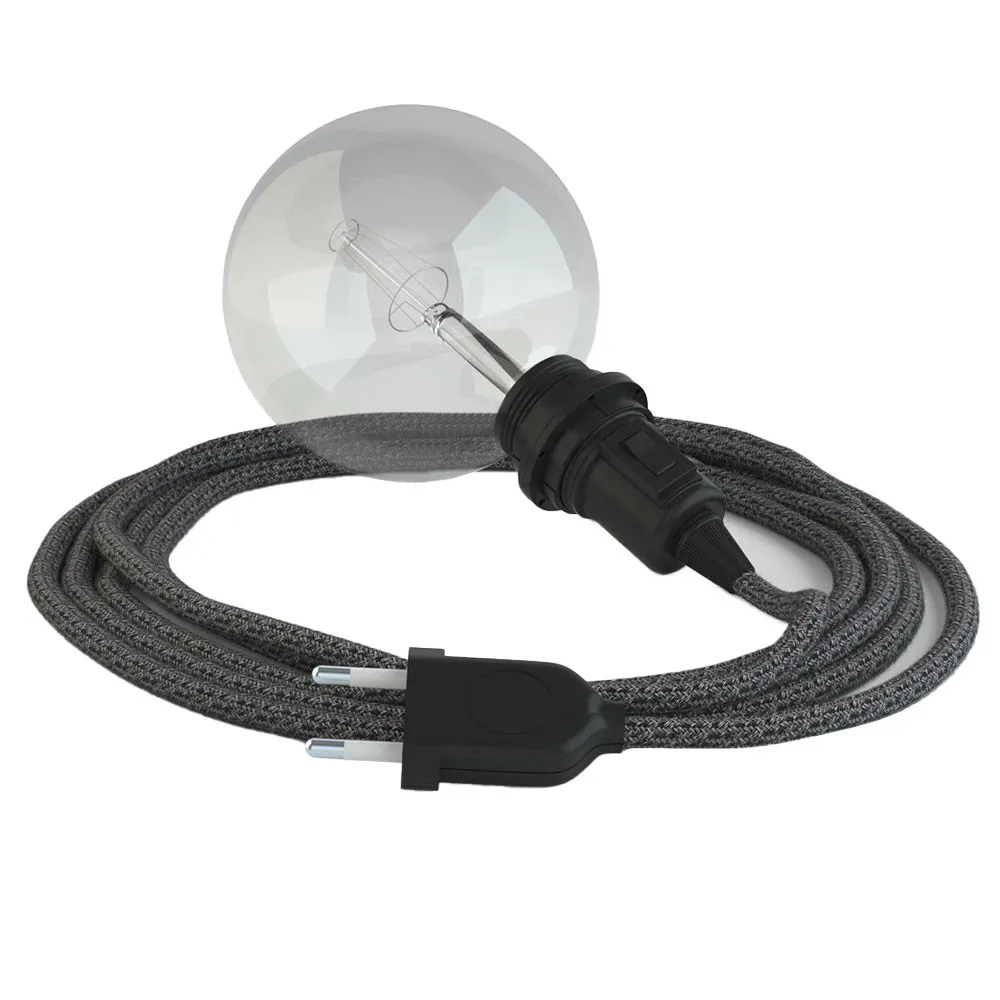 Hängelampe Creative Cables Snake Rs81 Textilkabel 5m