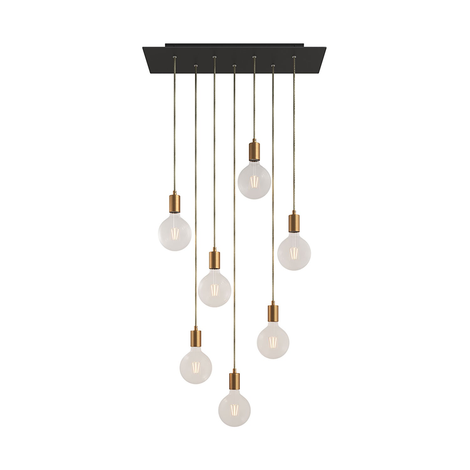 Pendelleuchte Creative-cables Rose-one Xxl 7 E27 Lampen