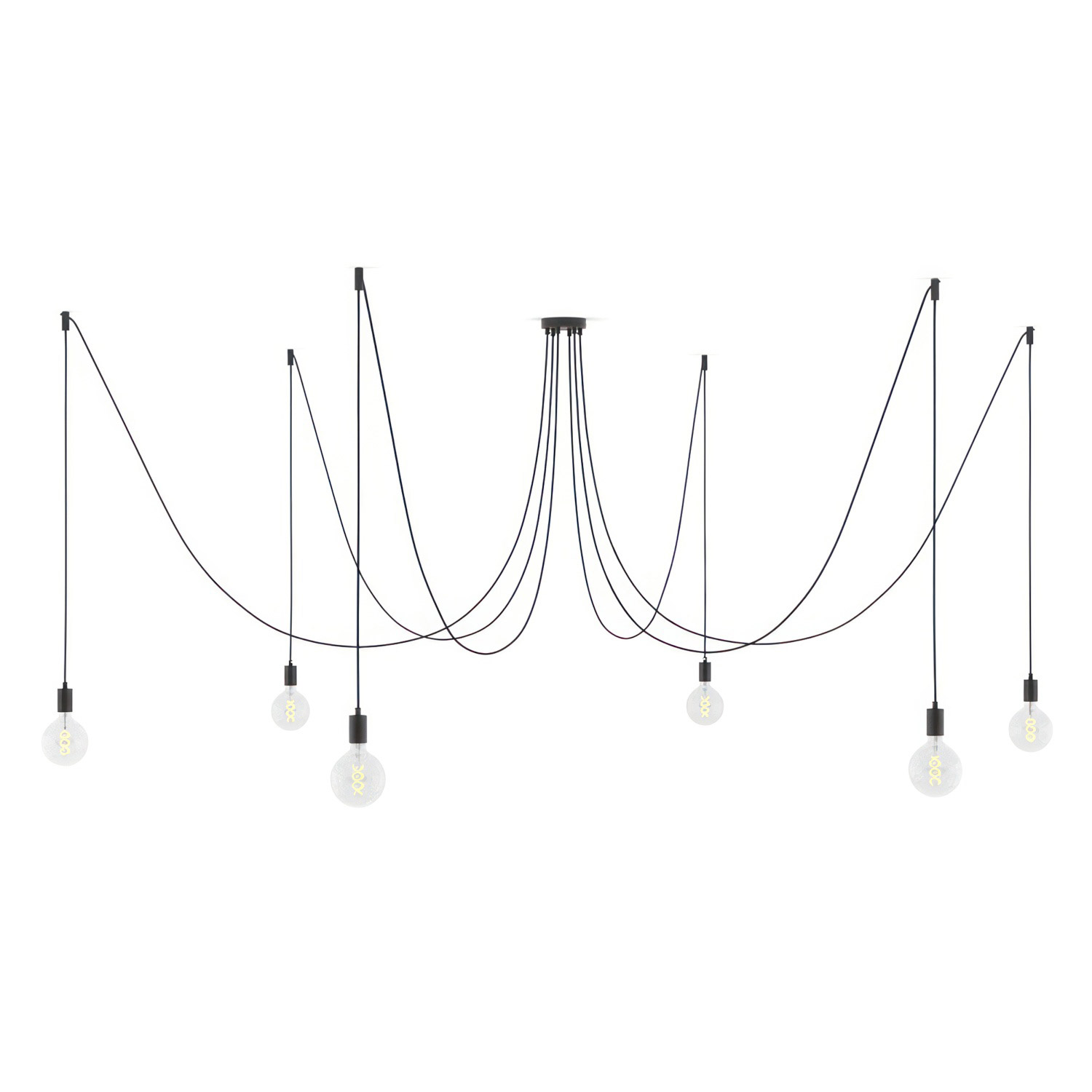 Leuchte Creative-cables Spider 6 Falls 6 Verstellbare Lichter