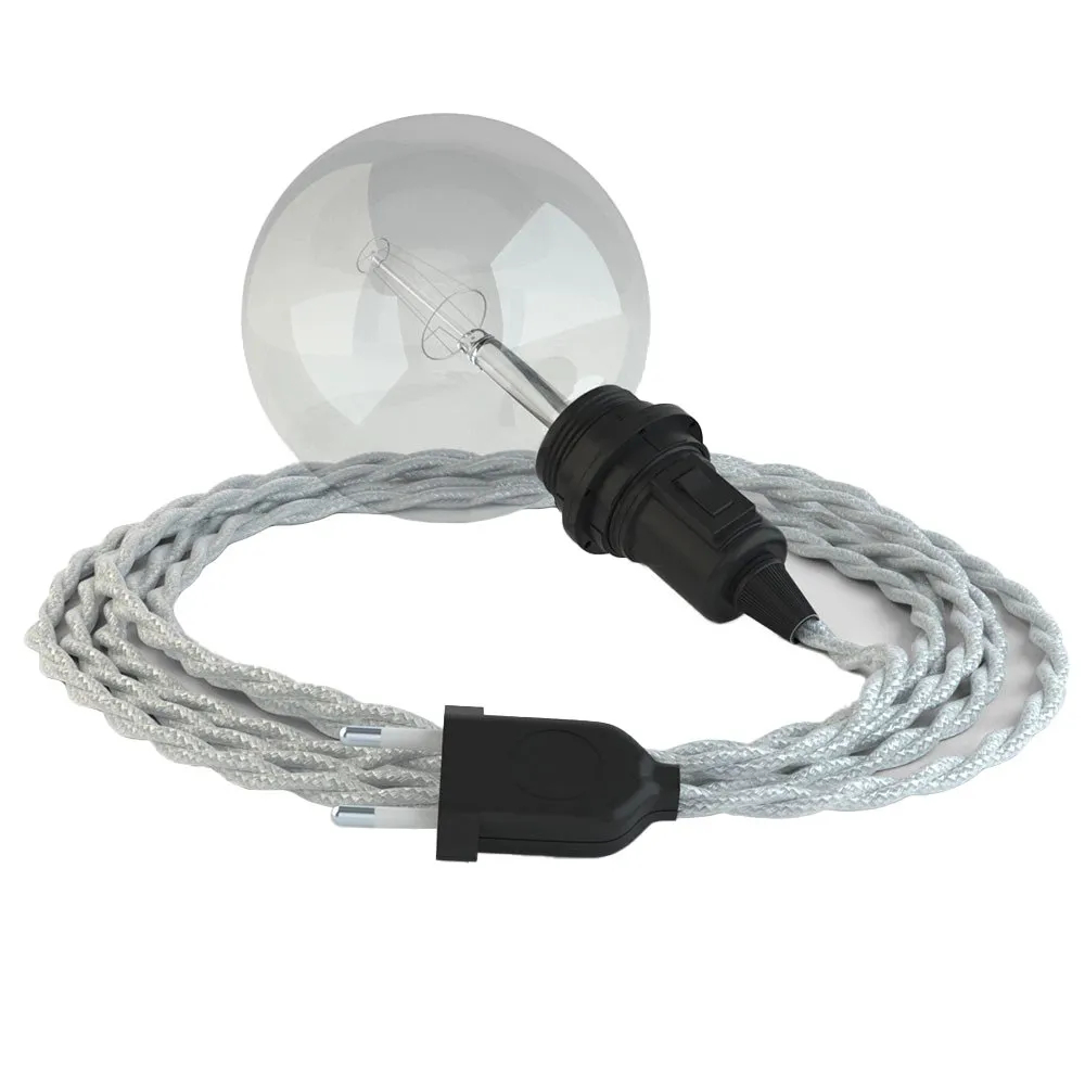 Hängeleuchte Creative-cables Tm02 Seideneffekt 3 Meter