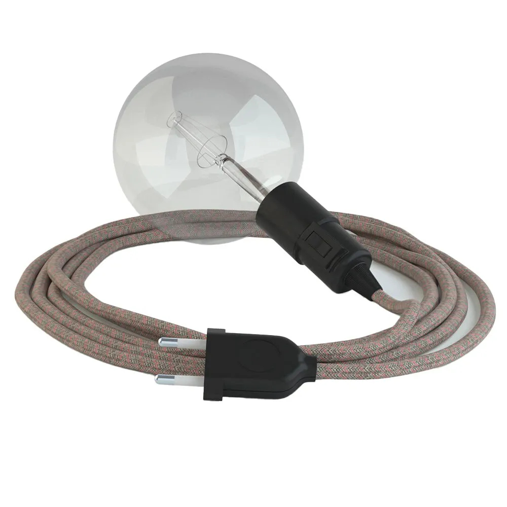 Leuchte Creative-cables Rd61 Lozenge Kabel 5 Meter