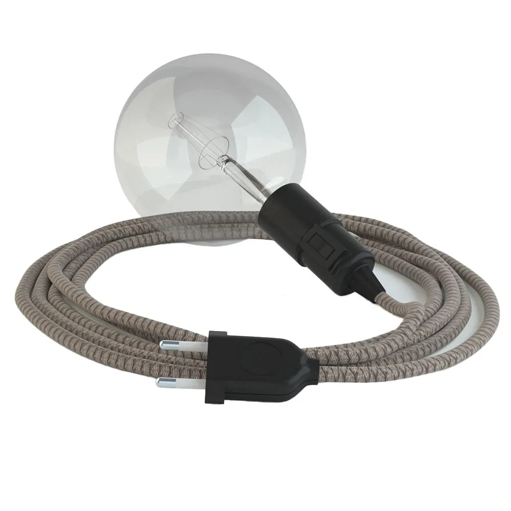 Leuchte Creative-cables Rd63 Lozenge Italienischer Stecker 5 Meter